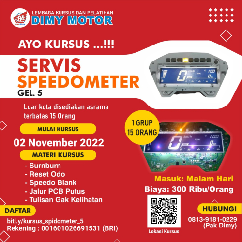 Program Kursus Speedometer gel. 5